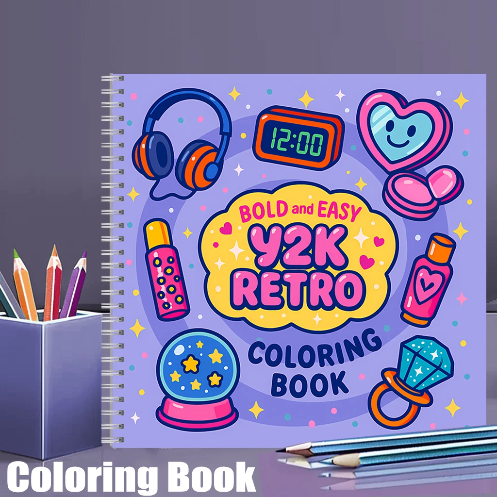 Chalk Bag - Livro de Colorir Retrô Fácil para