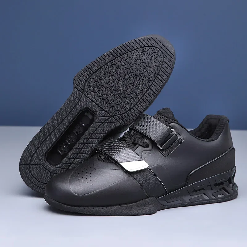 Weightlifting Shoes - Novo gancho loop ginásio botas de