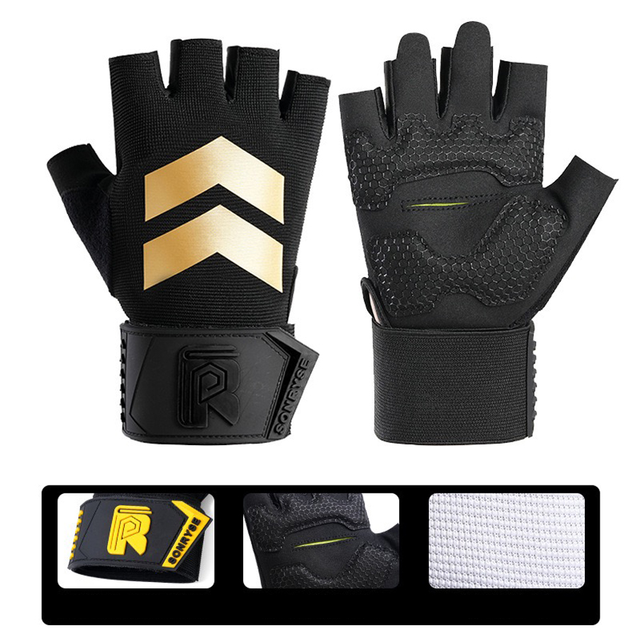 Weightlifting Gloves - Luvas de fitness sem dedos com