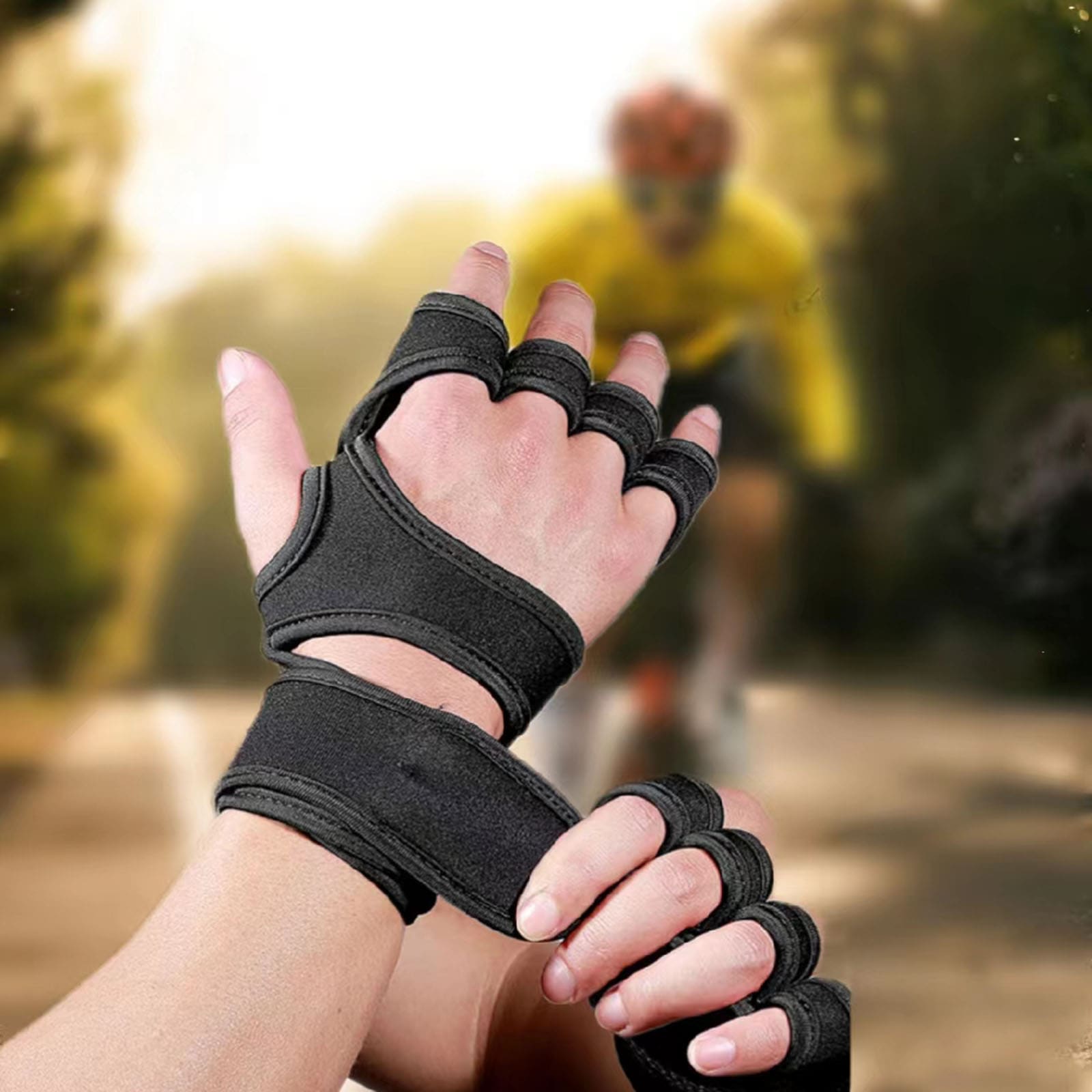 Weightlifting Gloves - 1 par de luvas esportivas para