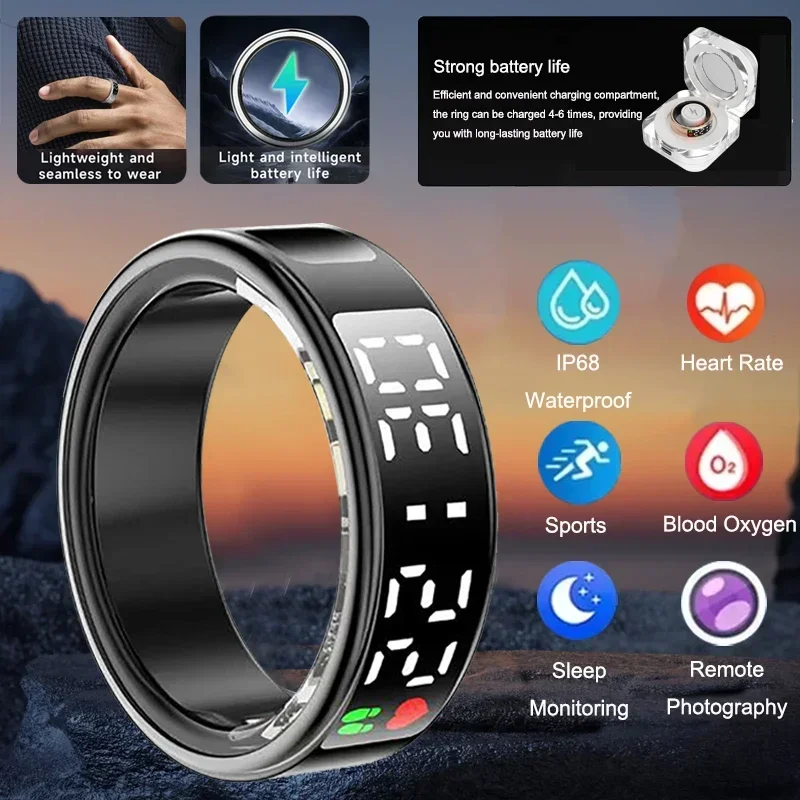Gymnastic Ring - Anel inteligente para homens mulheres freqüência