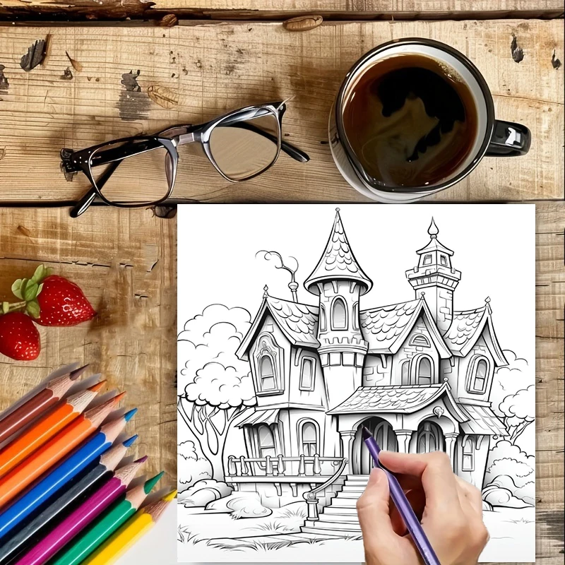 Livro de Colorir Casa Assombra - Chalk Bag avaliação e preço