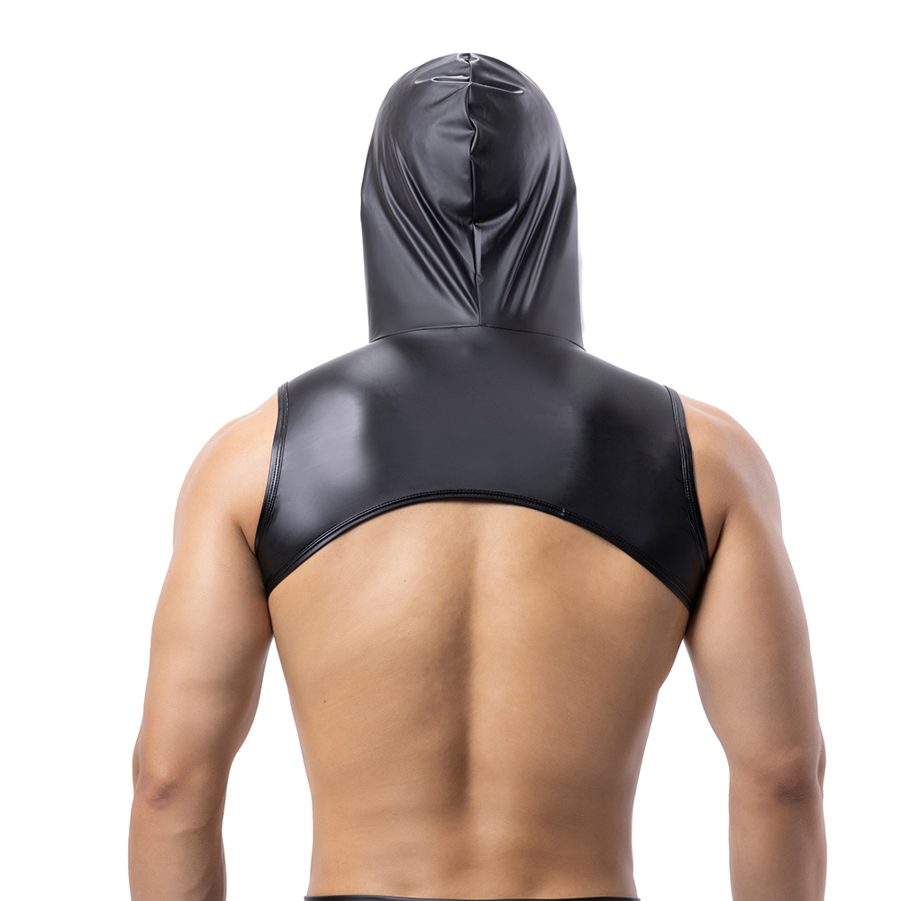 Homens de couro falso com capu - Gymnastic Ring avaliação e preço