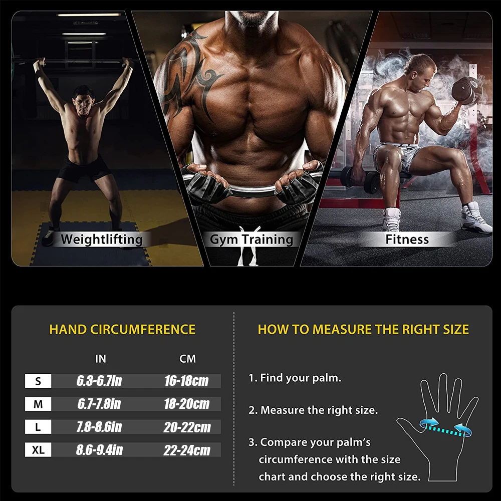 Luvas de ginástica meio dedo c - Weightlifting Gloves avaliação e preço